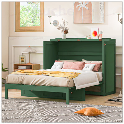 Space-Saving Murphy Bed with Large Drawers for Efficient Storage and Comfortable Sleeping