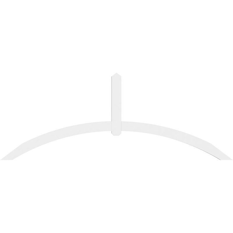 Support pour pignon en PVC Archdale, H 36 po x l 96 po (pas: 9/12), P 2 po x F 4 po
