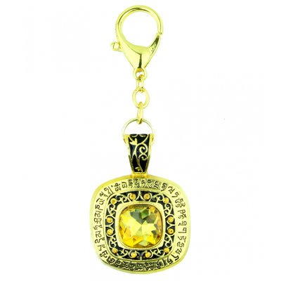 Feng Shui Import 2'' W Gold/Black Key Chain