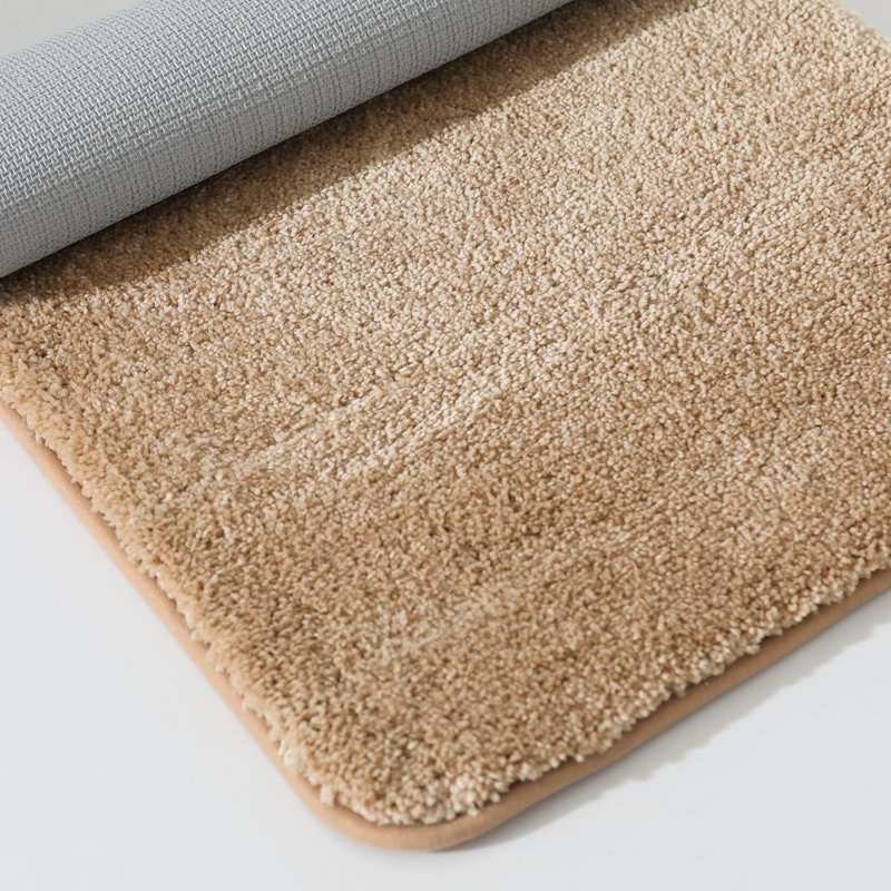 Bath Rugs for Bathroom Extra Thick, Beige, 36" L x 24" W