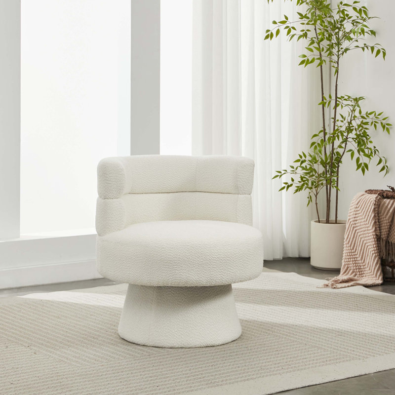 Chaise contemporaine pivotante à 360 °