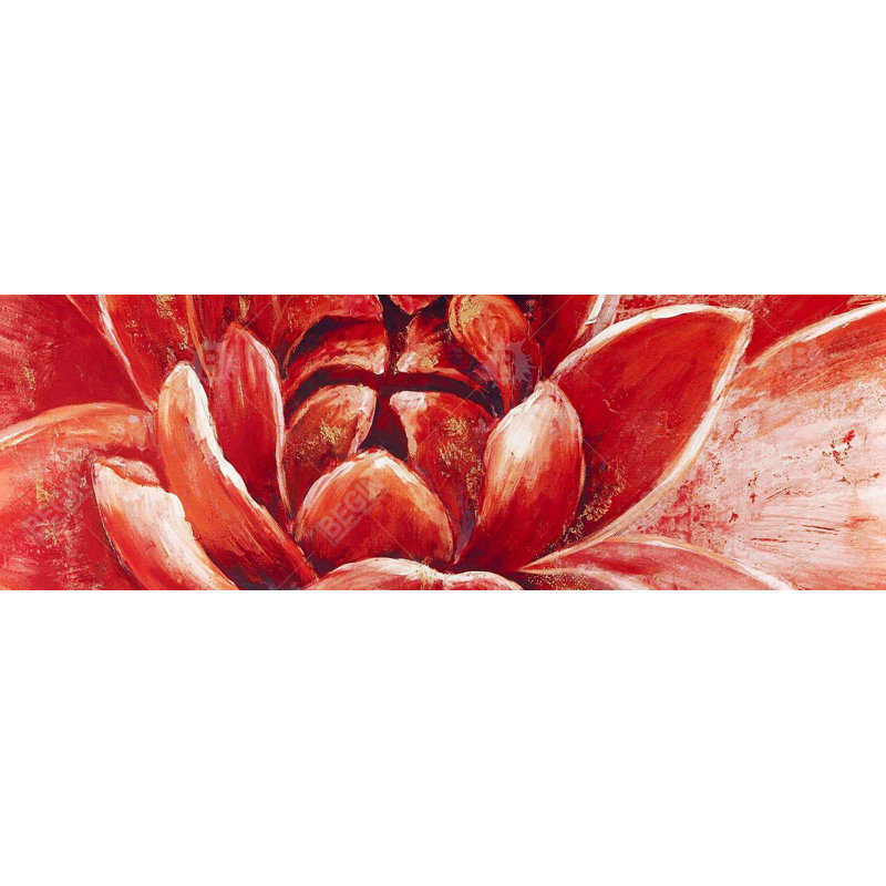 «Red Chrysanthemum» sur, H 20 po x l 60 po