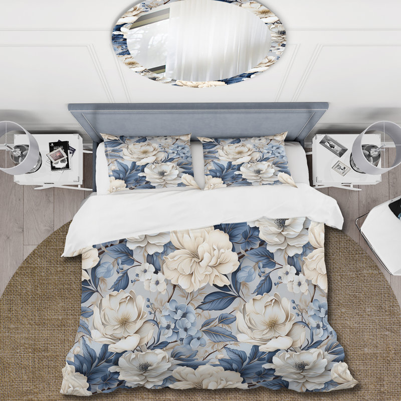 Literie Ethereal Shadows Moody I Bedding, Housse de couette pour très grand lit et 2 très