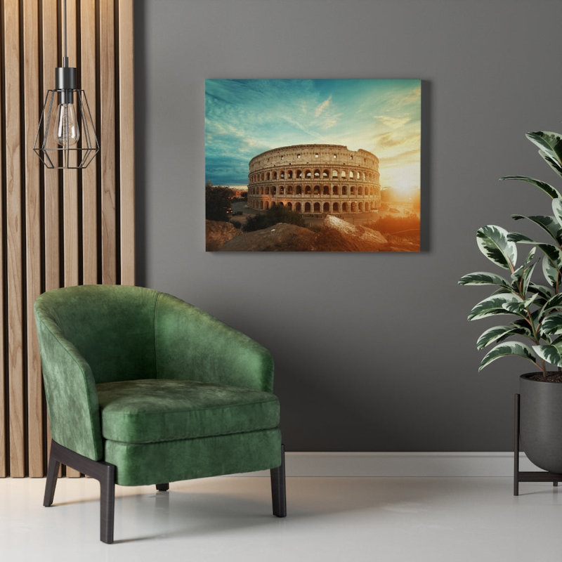 Roman Coliseum - Wrapped Canvas Print, 46cm H x 61cm W