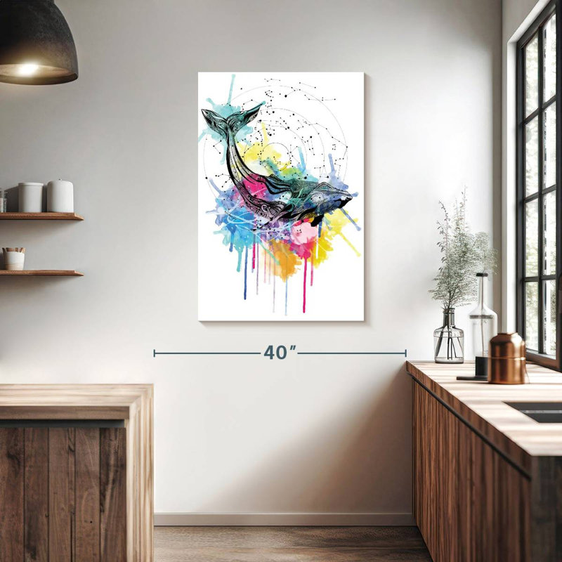 Brampt Whale, 39" H x 26" W