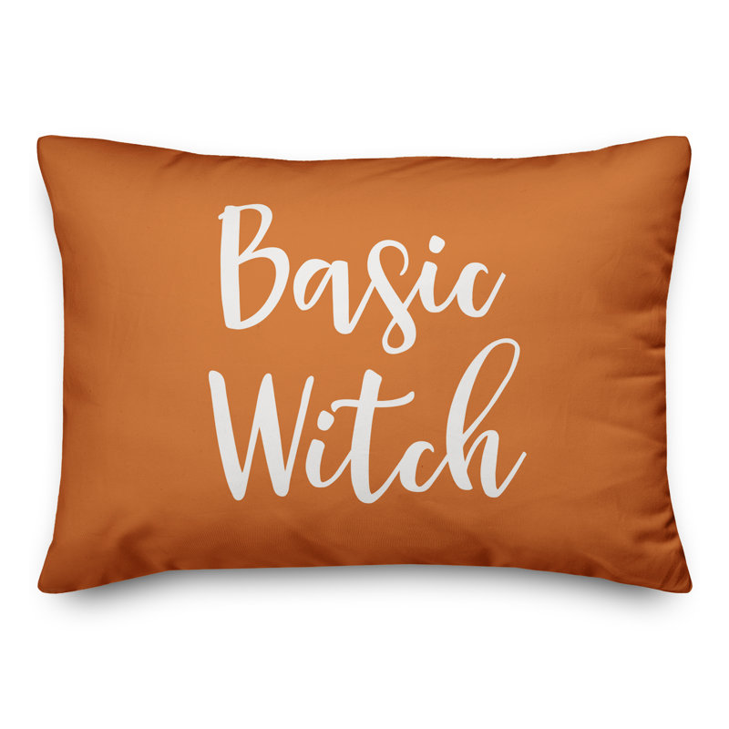Reversible Throw Pillow, Orange