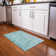 Machine Washable Indoor/Outdoor Claudian ACN1614 Aqua Rug