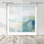 Turquoise Echoes I Shadowbox Abstract Print by Oliver Gal, Black Frame, 12 x 12-602165677-602165679