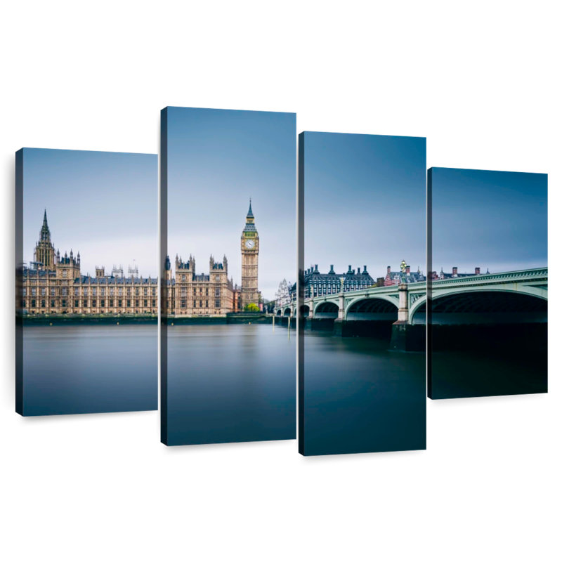 Keesha London Riverside Blue Hour, H 48 po x l 75 po