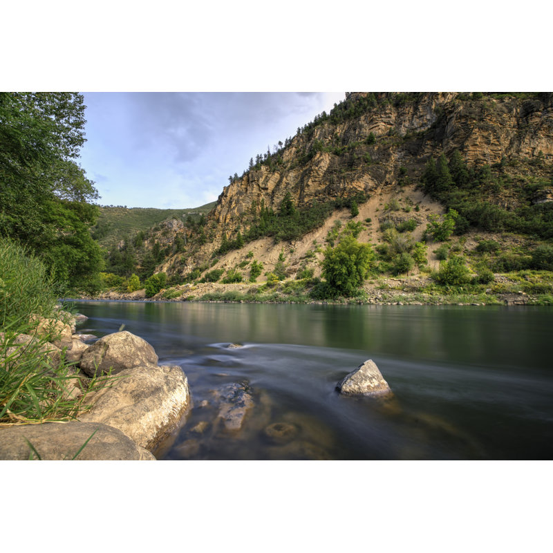 Colorado River, Glenwood Canyon - Wrapped Canvas Print, 20cm H x 30cm W x 3.8cm D
