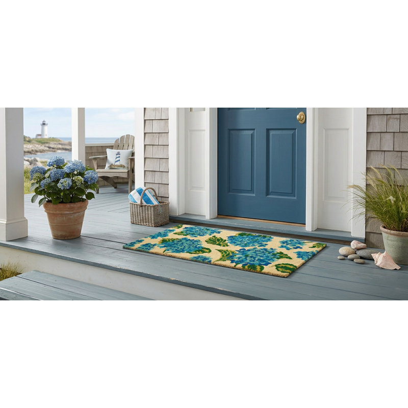 Hydrangea Doormat 20x40