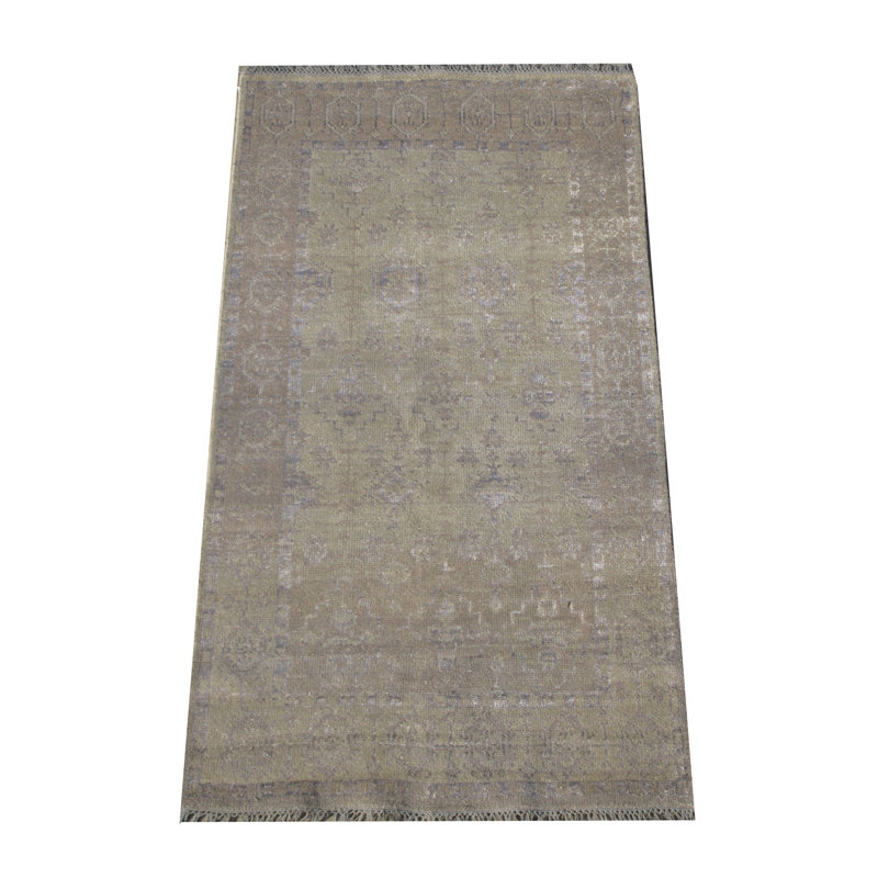 Tapis moderne en laine et soie 5X8