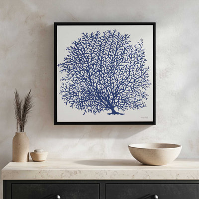 Navy Coral I by Cindy Jacobs Art Print