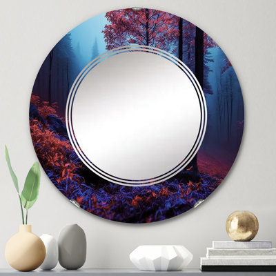 Miroir mural rond Lospalos