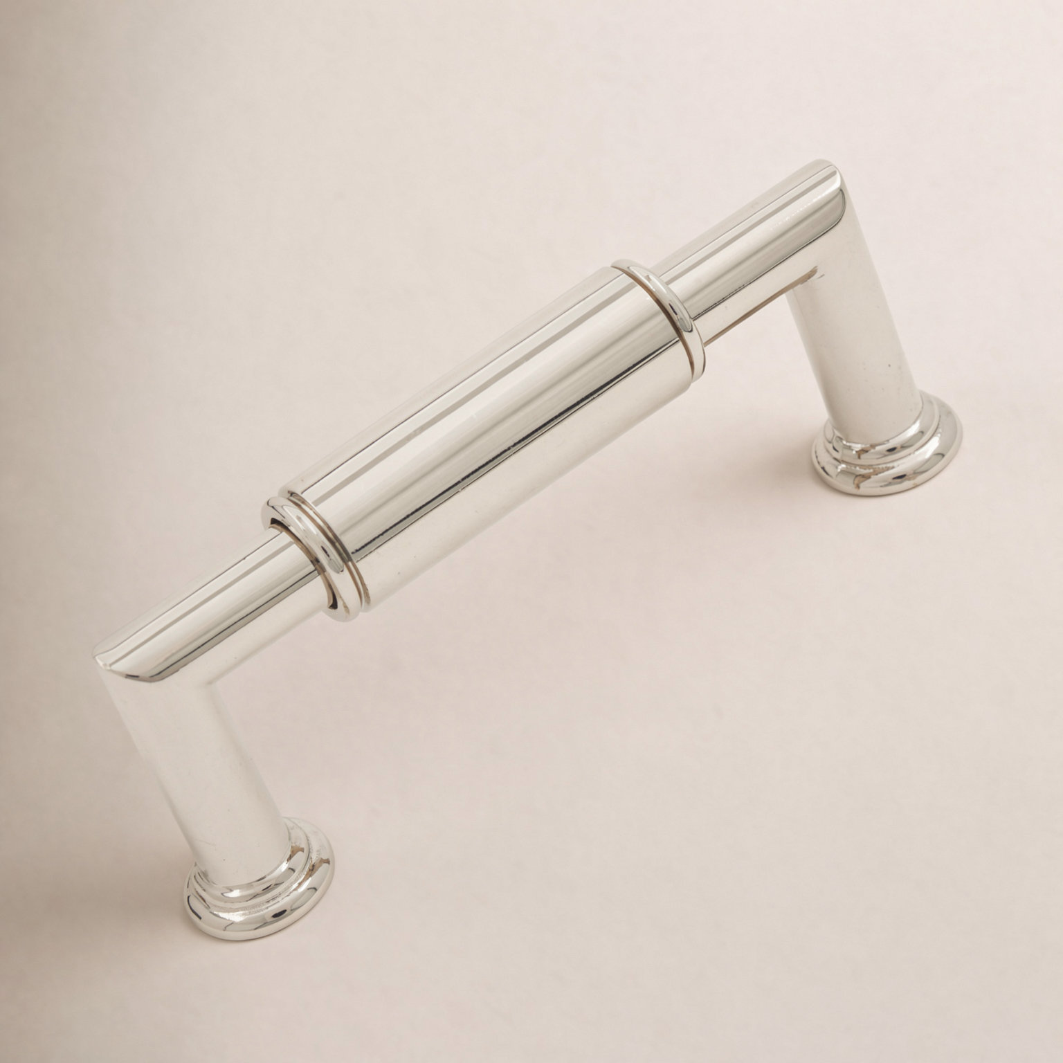 Cylinder 3" Bar Cabinet Pull, Polished Nickel