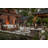 Republic Composite 1-Light Outdoor Pier Mount Double Frame Lantern