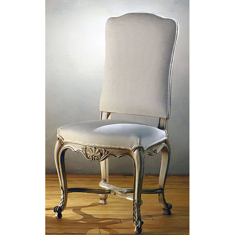 Upholstered Side Chair in Gray