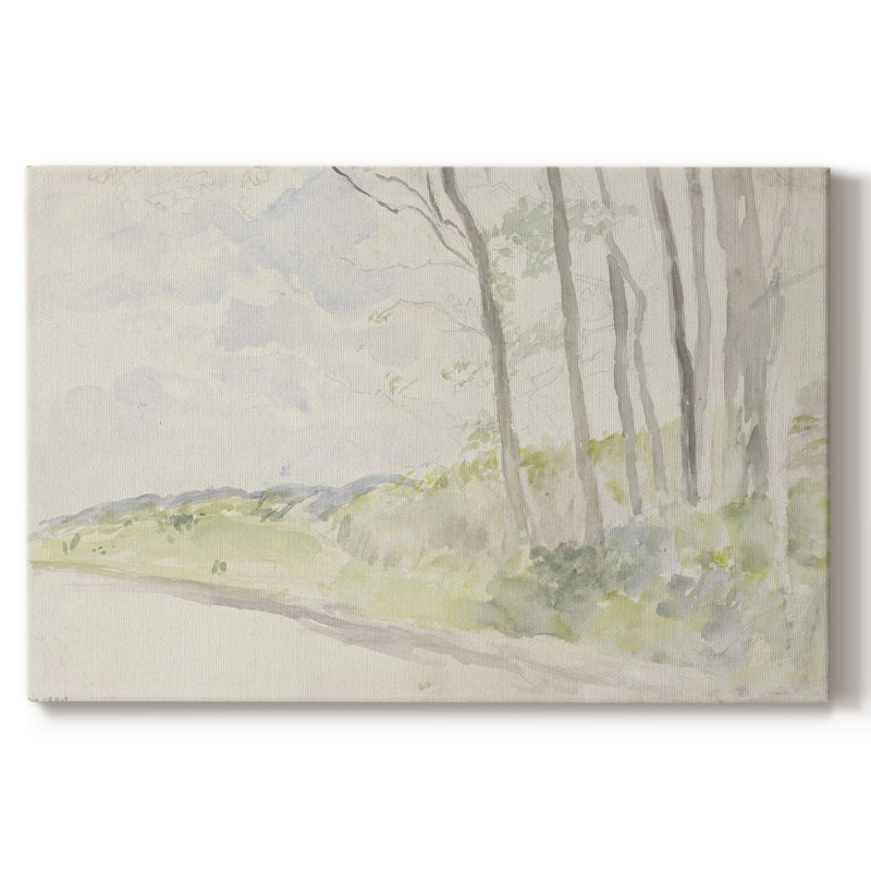 Paysage rétro - CCCLII, H 33 po x l 49 po