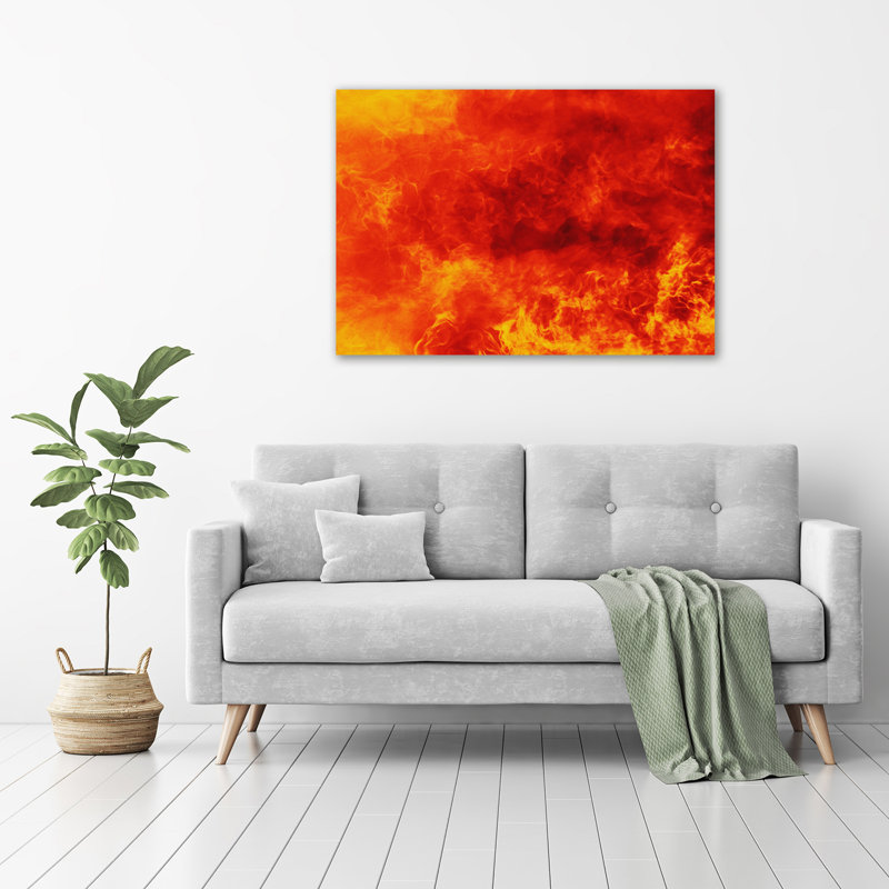 Flames - No Frame Print on Canvas