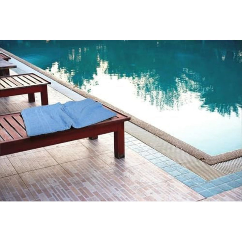 Cotton Bath Towel, Blue