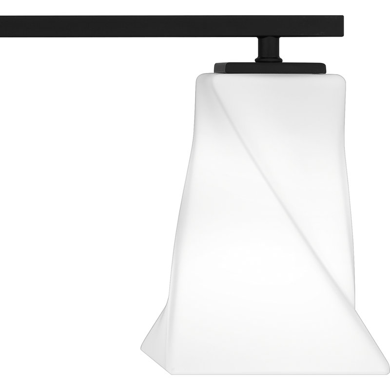 Wier 4-Light Matte Black Bath Light