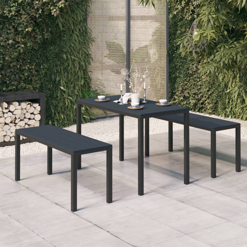 Ensemble de salle à manger de jardin d'extérieur