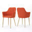 Chaises de salle à manger rembourrées Mid-Century-520341556