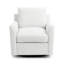 Olivia Upholstered Swivel Armchair-1145946902