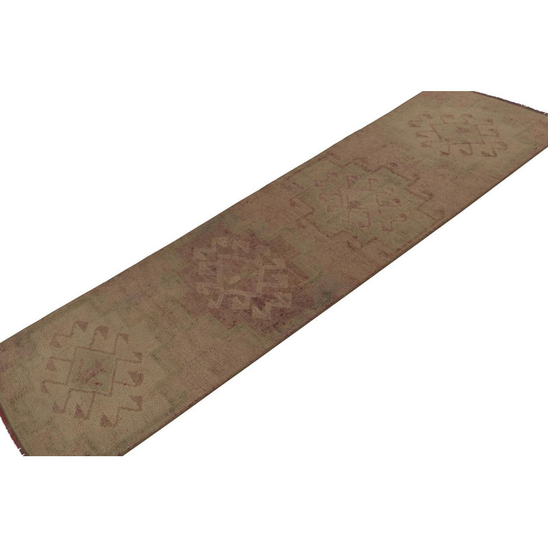 One-of-a-Kind 3'10" X 10'3" Hand Knotted Area Rug