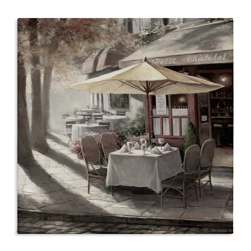 «Warm Sunlit Bistro», art par T.C. Chiu, H 36 po x l 36 po