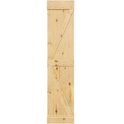 Porte de grange KD Pin K-Bar