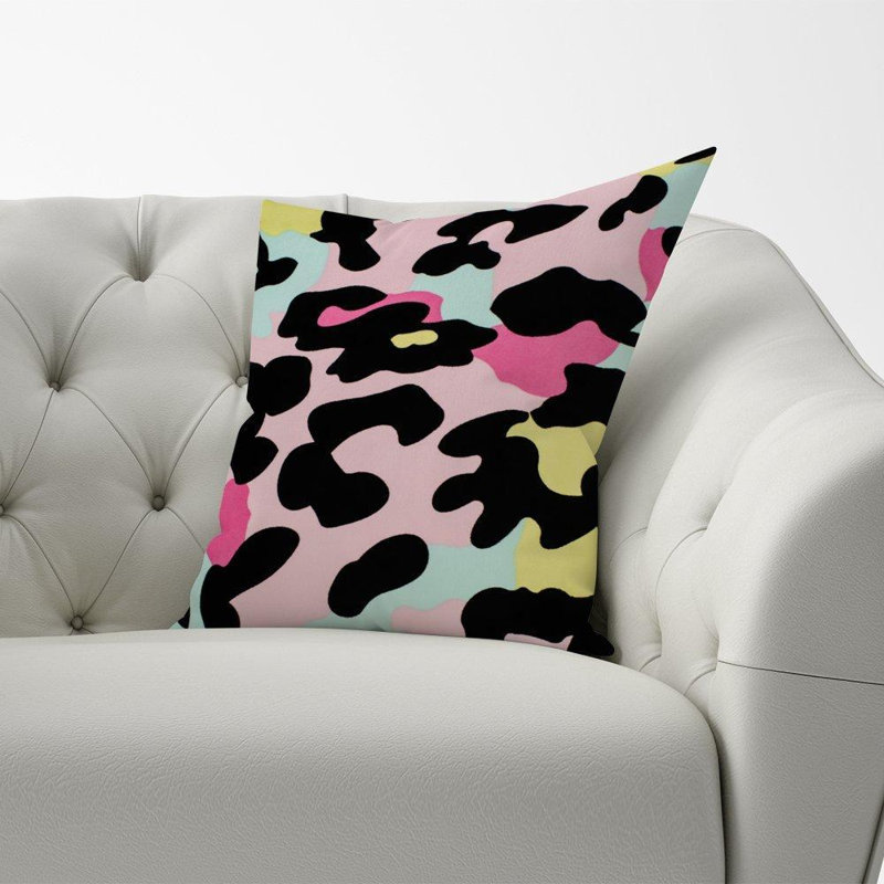 Styron Animal Print Square Cushion