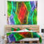 Tapisserie abstraite multicolore à motif fractal psychédélique-28487645