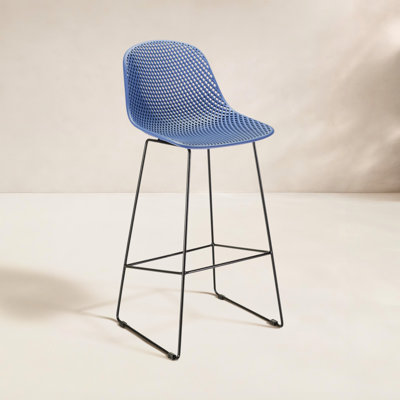 Dusti Iron Outdoor Bar Stool