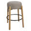 Tabouret Natalia en tissu bouclé-30128897-1156072