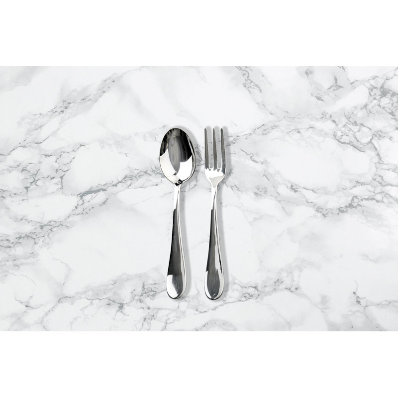Ensemble de service BRescia (fourchette et cuillère), L 10 po x l 3,25 po, Calleuse