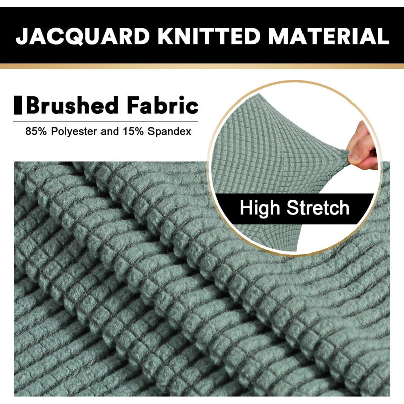 Housse de canapé, Polyester gris / mélange de polyester