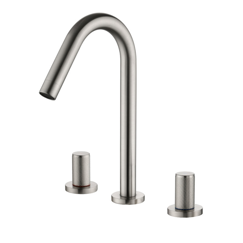 2-handle Bathroom Faucet, Brushed Nickel