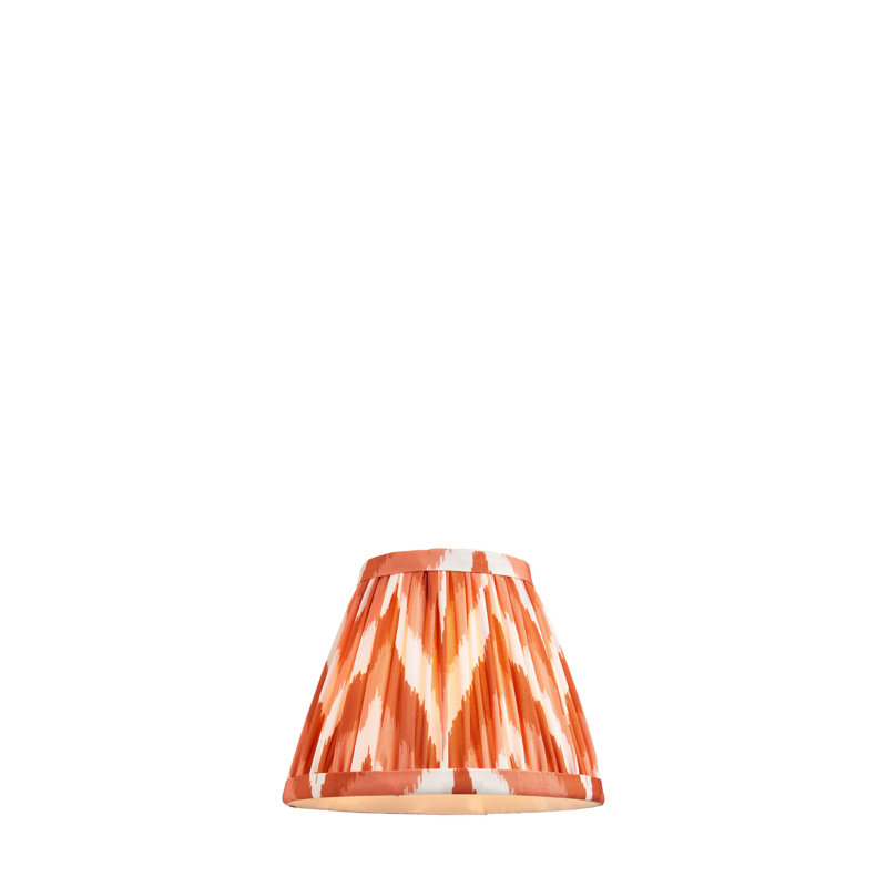 Zigzag 16cm Lamp Shade, Orange