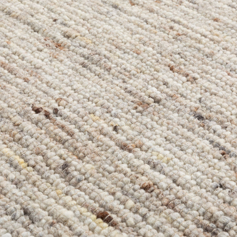 Despain Wool Hand Woven Area Rug, Beige, Rectangle 170 x 230cm