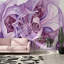 Papier peint mural aquarelle à fleurs violettes et botaniques-2088385478-2088385503