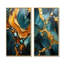 Or et agate verte topaze granit I - ensemble de 2 reproductions d'art abstrait-2122059723-2122059730