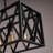 Edgerin 6 - Light Matte Black Lantern Pendant