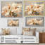 Hibiscus beige, reproduction d'art sur toile-748507642-748507643