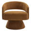 Upholstered Swivel Armchair-2037472831
