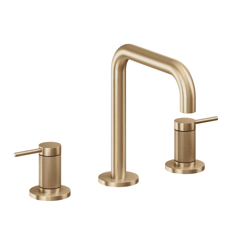 D Street 8" Widespread Lavatory Faucet, Satin Bronze