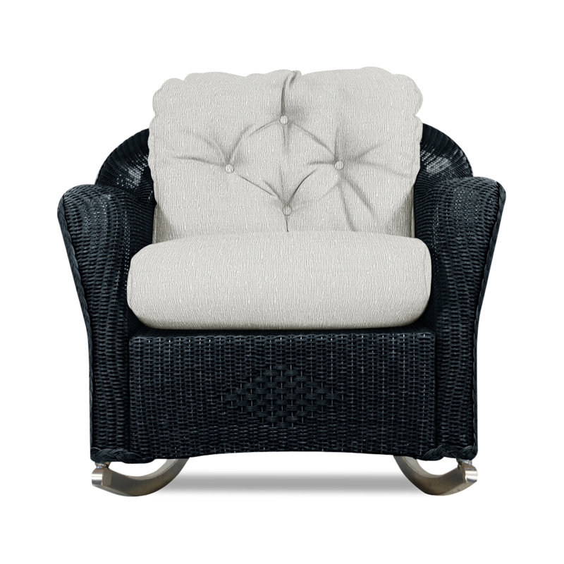 Reflections Outdoor Rocker Chair, Knix Granite, Ebony