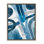 «Abstract Blue and Gray Watercolor», reproduction d'art sur toile encadrée TOIR25346