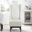 Chaise d'appoint en velours haut dossier, chaise d'appoint moderne pour le salon, chambre à coucher-88395068
