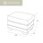Reedsport Upholstered Ottoman